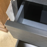 Lark 2-Drawer NIGHTSTAND Navy/Gold 28w17d26h