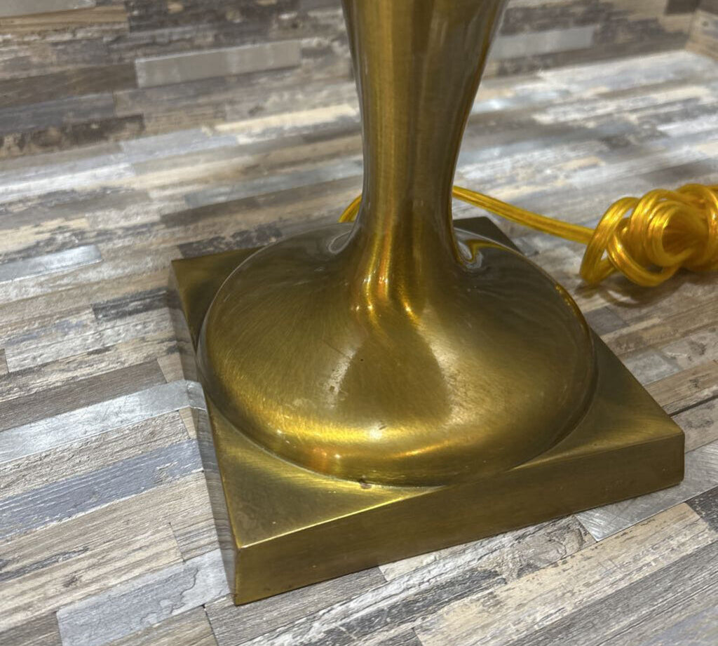 Hollywood Regency Brass TABLE LAMP 11d27h
