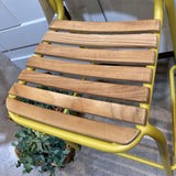 Spence Bar Stool OUTDOOR Textured Lemon 24w27d37h