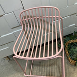 Tate Bar Stool OUTDOOR Rose 18w17d37h