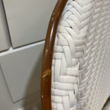 Monaco Counter Chair OUTDOOR White 19w19d42h