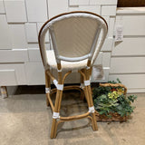 Monaco Counter Chair OUTDOOR White 19w19d42h