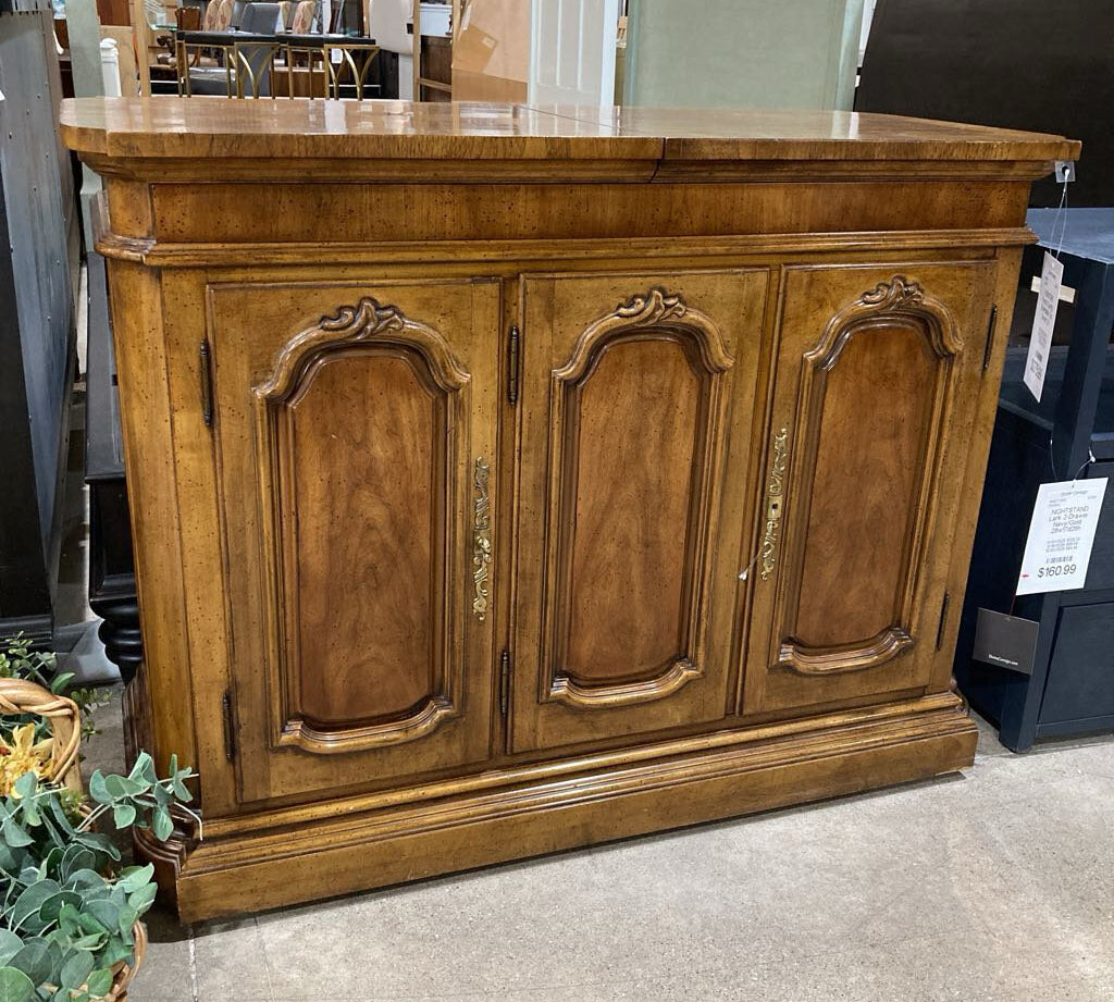 French Country Extendable Top Server On Casters FURNITURE 42w19d32h