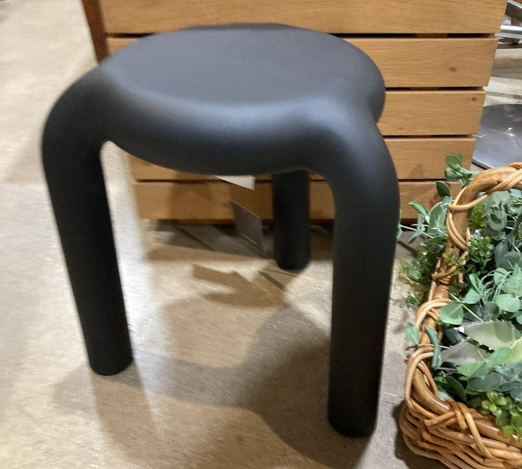 Piccolo Stool OUTDOOR Black 15d16.5h