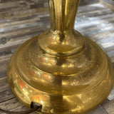 Vintage Hollywood Regency Brass Lamp TABLE LAMP 20d28h