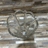 Fluted Cut Glass Flower Vase ACCESSORIES 5d8h