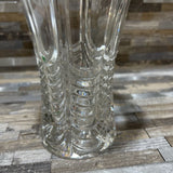 Fluted Cut Glass Flower Vase ACCESSORIES 5d8h
