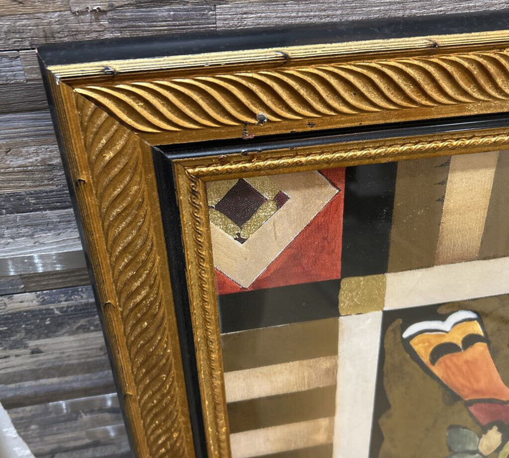 Framed "Circle Of Friends" ART WORK 36x36