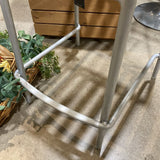 Lucy Counter Stool OUTDOOR Aluminum 18w16d35h