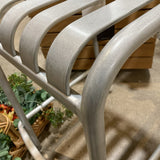 Lucy Counter Stool OUTDOOR Aluminum 18w16d35h