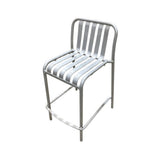 Lucy Counter Stool OUTDOOR Aluminum 18w16d35h
