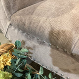 Velvet Upholstered Lounger CHAISE 30w64d36h