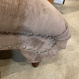 Velvet Upholstered Lounger CHAISE 30w64d36h
