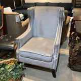 Pier 1 Upholstered Wingback w/ Nailhead Trim CHAIR 28w26d40h