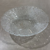 Reverse Texture Glass Serving Bowl ACCESSORIES 12.5Wx3H