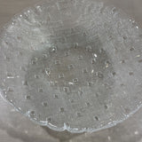 Reverse Texture Glass Serving Bowl ACCESSORIES 12.5Wx3H