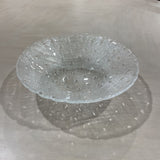 Reverse Texture Glass Serving Bowl ACCESSORIES 12.5Wx3H