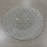 Reverse Texture Glass Serving Platter ACCESSORIES 14Wx1H