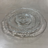 Mottled Glass Server w/ Dip Center ACCESSORIES 15Wx2H