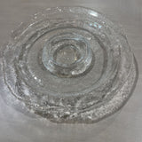 Mottled Glass Server w/ Dip Center ACCESSORIES 15Wx2H