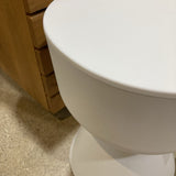 Paheko Side Table OUTDOOR White/Ocean Blue 12d18h