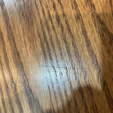 Oak Counter Height Pedestal DINING TABLE 30Wx35.5H