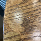 Oak Counter Height Pedestal DINING TABLE 30Wx35.5H