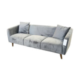 Apt2B Miles Art Deco SOFA Gray 85w33d30h