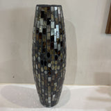 Glass Mosaic Vase ACCESSORIES 5Wx16H