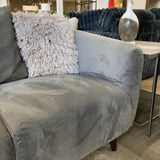 Apt2B Miles Art Deco LOVE SEAT Gray 60w33d30h