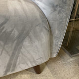 Apt2B Miles Art Deco LOVE SEAT Gray 60w33d30h