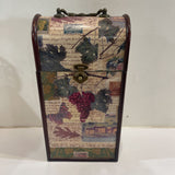 Decorative Wine Bottle Storage Box ACCESSORIES 8Wx4Dx15H