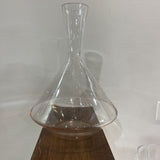 Simplistic Modern Glass Decanter ACCESSORIES 7.5Wx11.5H
