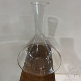Simplistic Modern Glass Decanter ACCESSORIES 7.5Wx11.5H