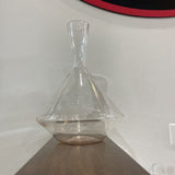 Simplistic Modern Glass Decanter ACCESSORIES 7.5Wx11.5H
