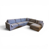 Modmax Granite Performance Fabric Modular SECTIONAL Grey 102Wx107Lx66Dx37Dx30H