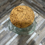 Glass Elephant Jar w/ Cork Lid ACCESSORIES 7w5d8h