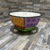 Prospero Design Works Whimsical Footed Bowl ACCESSORIES 8d4.5h