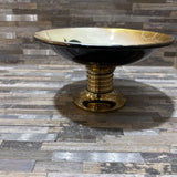 Brass Footed Fruit Bowl ACCESSORIES 8d4.5h
