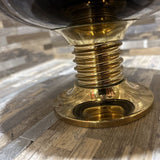 Brass Footed Fruit Bowl ACCESSORIES 8d4.5h