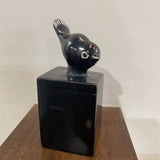 Kenyan Carved Stone Bird Box ACCESSORIES 2.5Wx5.5H