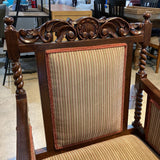 English Barley Twist Armchair CHAIR 26w28d38h