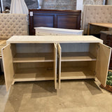Bar Harbor Raffia 4-Door BUFFET/SIDEBOARD Natural 70w22d35h