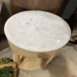 Ellen Marble Top Single Drawer NIGHTSTAND 18w14d24h