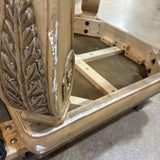 Distressed Tuscan Scroll Leg END/SIDE TABLE 27w27d27h