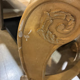 Distressed Tuscan Scroll Leg END/SIDE TABLE 27w27d27h