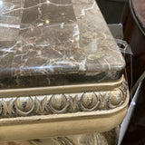 Distressed Tuscan Scroll Leg END/SIDE TABLE 27w27d27h