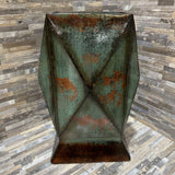 Rustic Geometric Vase ACCESSORIES 10w6d16h