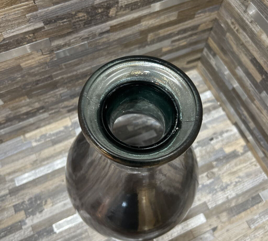 Recycled Silver Glass Vase ACCESSORIES 7d12h