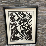 Vorticism Framed Print ART WORK 23x28